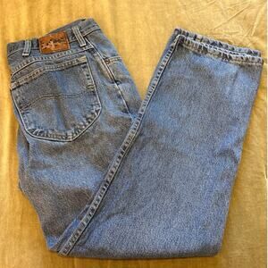 Lee Vintage Regular Fit 34 x 29 Straight Leg Medium Wash Jeans